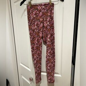 Small lightly worn Offline by Aerie Pink Floral leggings